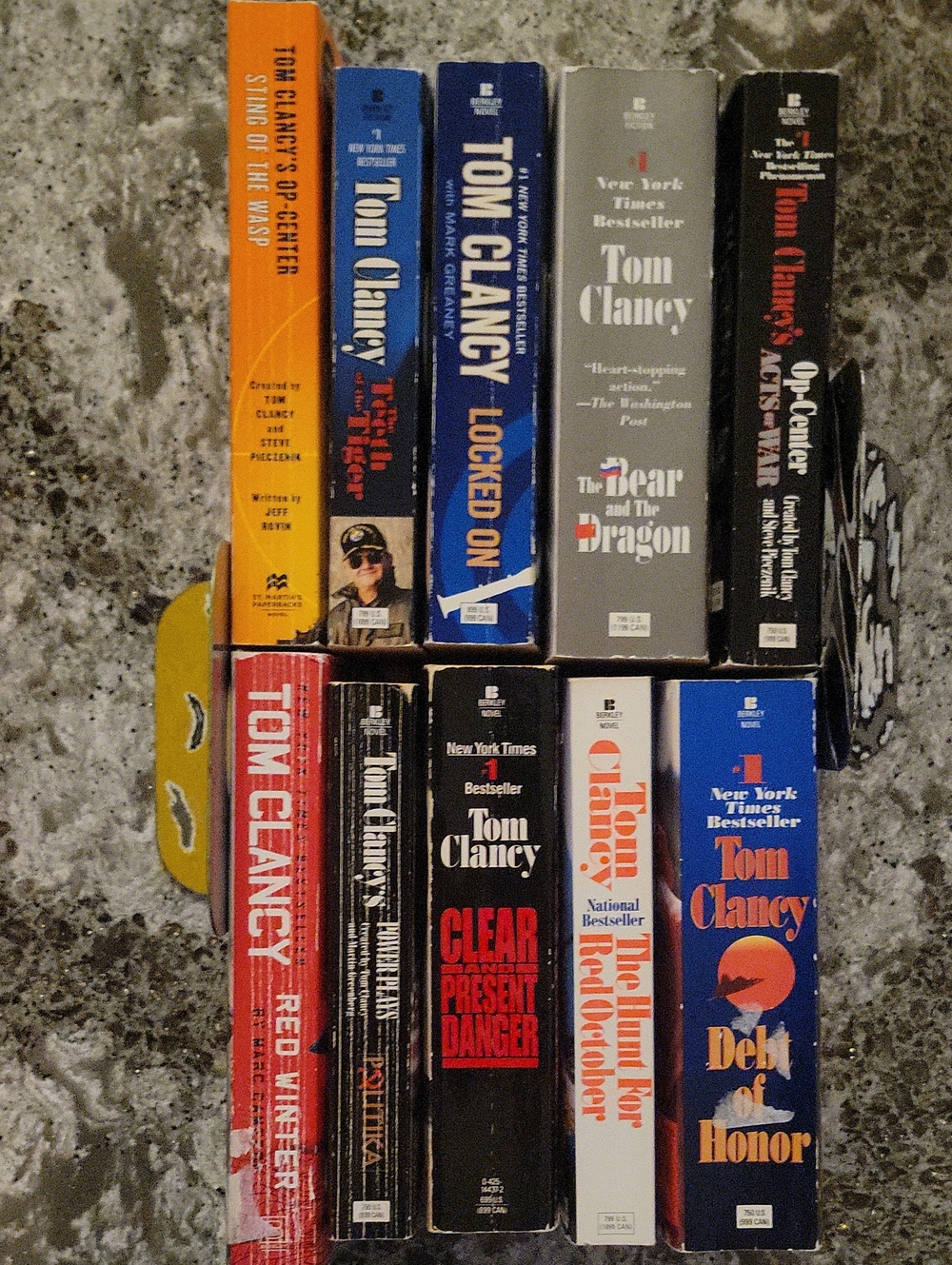 Tom Clancy Lot of 10 Paperback Books